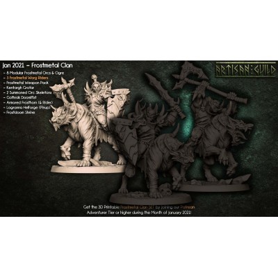 PACK Frostmetal Worg Riders